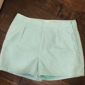 NWT Francesca’s closet pleated shorts